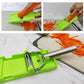 Frendorf | 2-in-1 Gemüseschneider & -slicer, Multi-Doppelmesser-Schäler