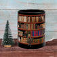 Frendorf | Bücherregal Keramikkaffeebecher - Geschenk für Katzenbuchliebhaber