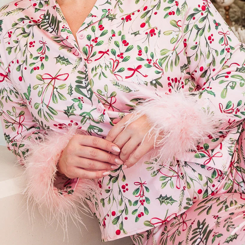 Frendorf | Bedrucktes Pyjama Eltern-Kind-Set