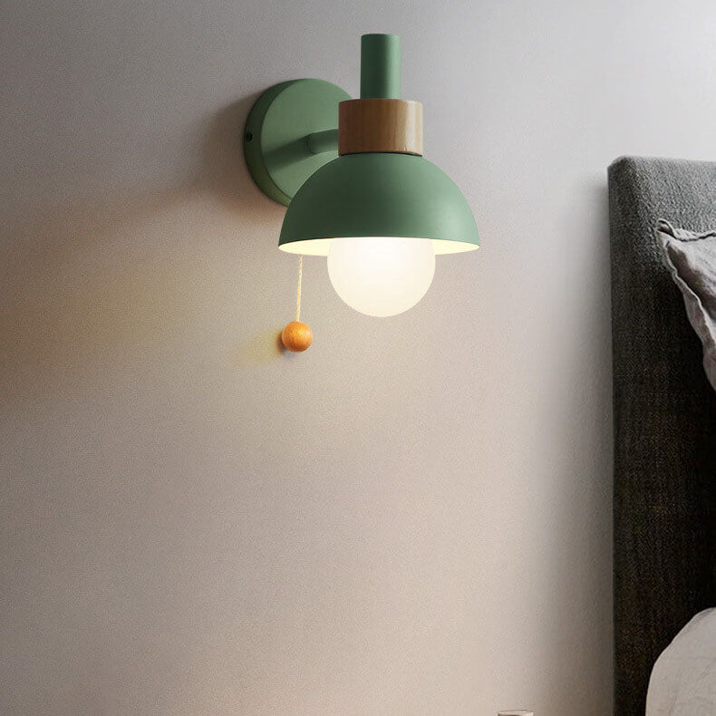 Frendorf | MacaroonGlow Nordic Wandlampe | Farbiges Kugeldesign | Einflammige LED-Wandleuchte für Wohnräume