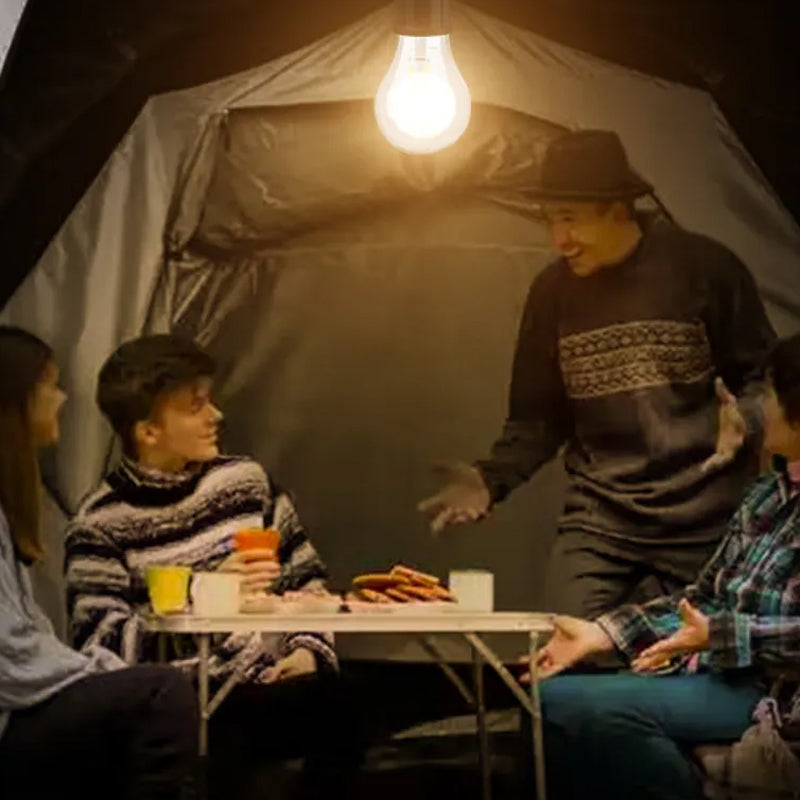 Frendorf | 2023 Retro Neues Outdoor Camping Typ-C-Lade-Glühbirnenlicht