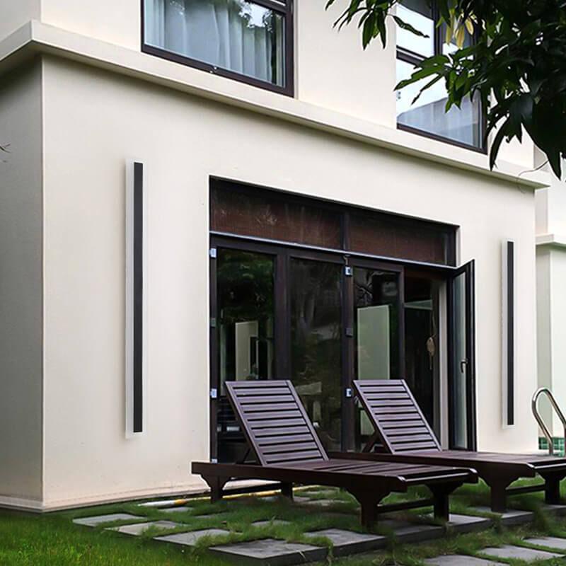 Frendorf | LumiBar Minimalist LED Außenwandleuchte | Wasserdicht | Langlebig | Moderne Lichttechnik | Outdoor Dekolampe für Garten und Terrasse