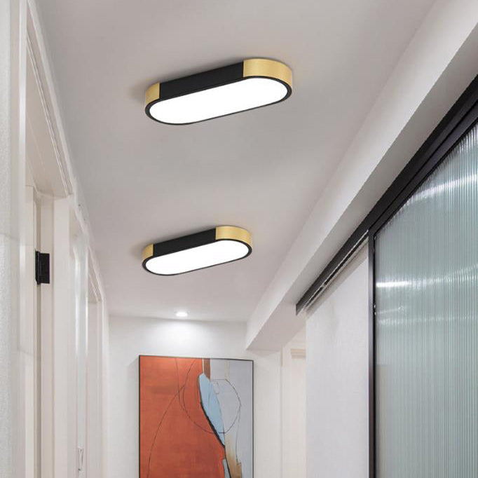 Minimalistische Rechteckige Ring LED Deckenleuchte