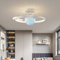 Moderne LED-Deckenleuchte mit halbbündiger Montage im Weltraum-Planeten-Globus-Stil