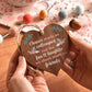 Frendorf | Holzherz-Plakette Geschenk Exquisite Liebe Herz Handwerkskunst