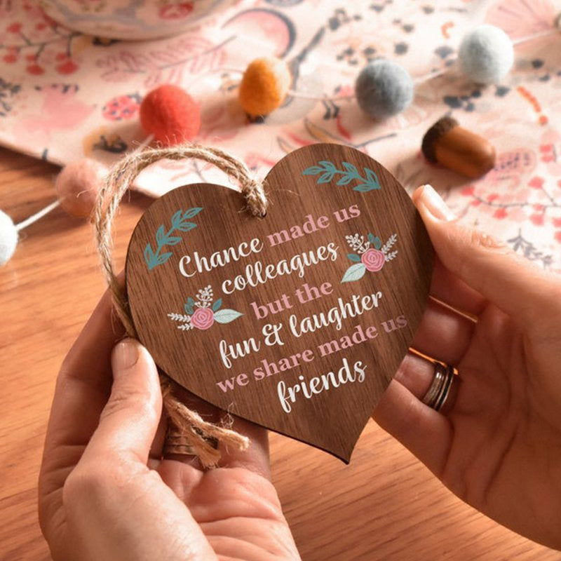 Frendorf | Holzherz-Plakette Geschenk Exquisite Liebe Herz Handwerkskunst