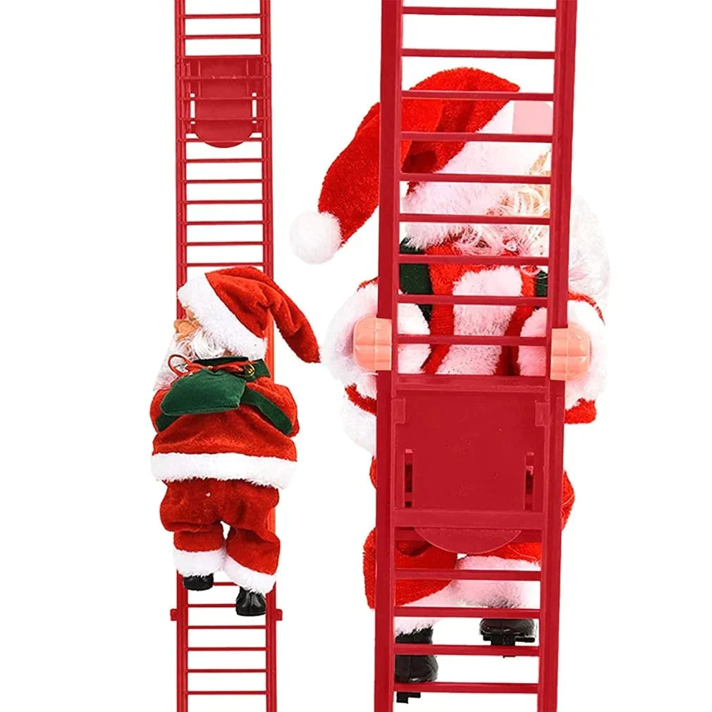 Frendorf | 🎅Elektrischer Weihnachtsmann mit Leiter und Musik