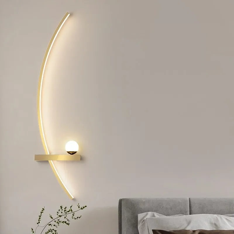 Lumosphere - Minimalistische LED-Wandleuchte