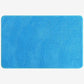 Blaue solide gewebte Badematte