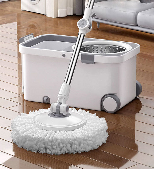 Frendorf | 360° Drehbarer Wischmopp- und Eimer-Set mit Auswringsystem F63