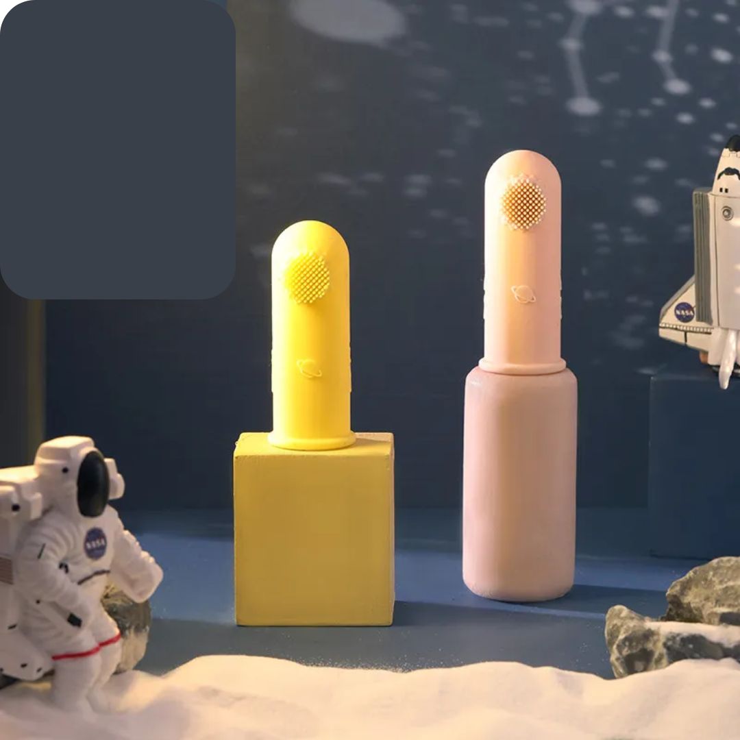 Frendorf | Baby Fingerzahnbürste aus Silikon – Weiche Zahnbürste für Babys & Kleinkinder