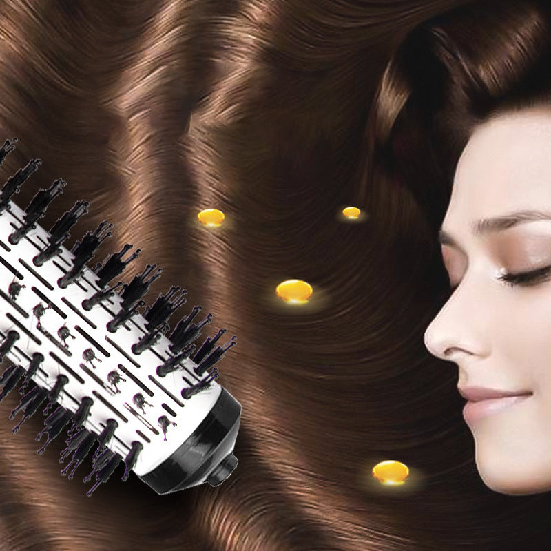 2-in-1 Warmluftstyler und rotierender Haartrockner