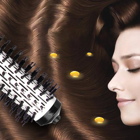 2-in-1 Warmluftstyler und rotierender Haartrockner