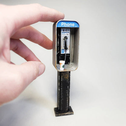 Frendorf | Miniatur Amerikanisches Telefonhäuschen Ornament