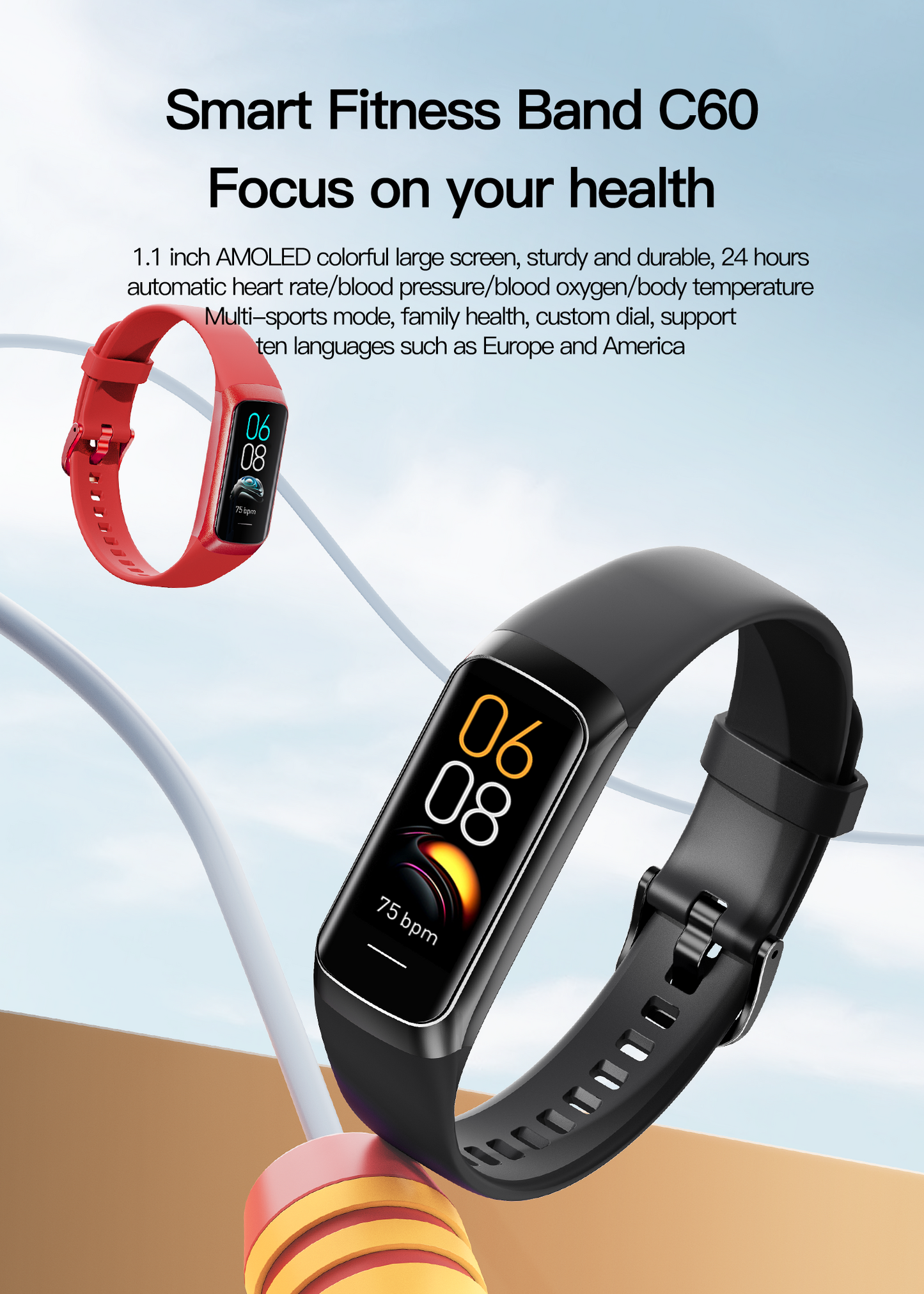Frendorf | Fitness Tracker Uhr – Stylisch & Funktional für Aktive Lebensstile