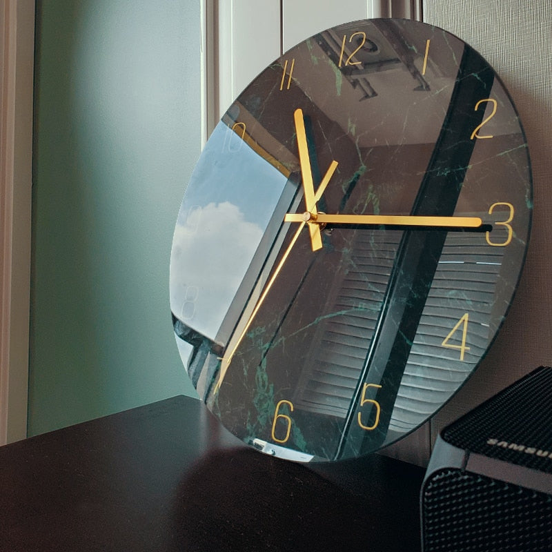 Frendorf | GlassEra Elegante Wanduhr aus Glas – Modernes Design für Ihr Zuhause