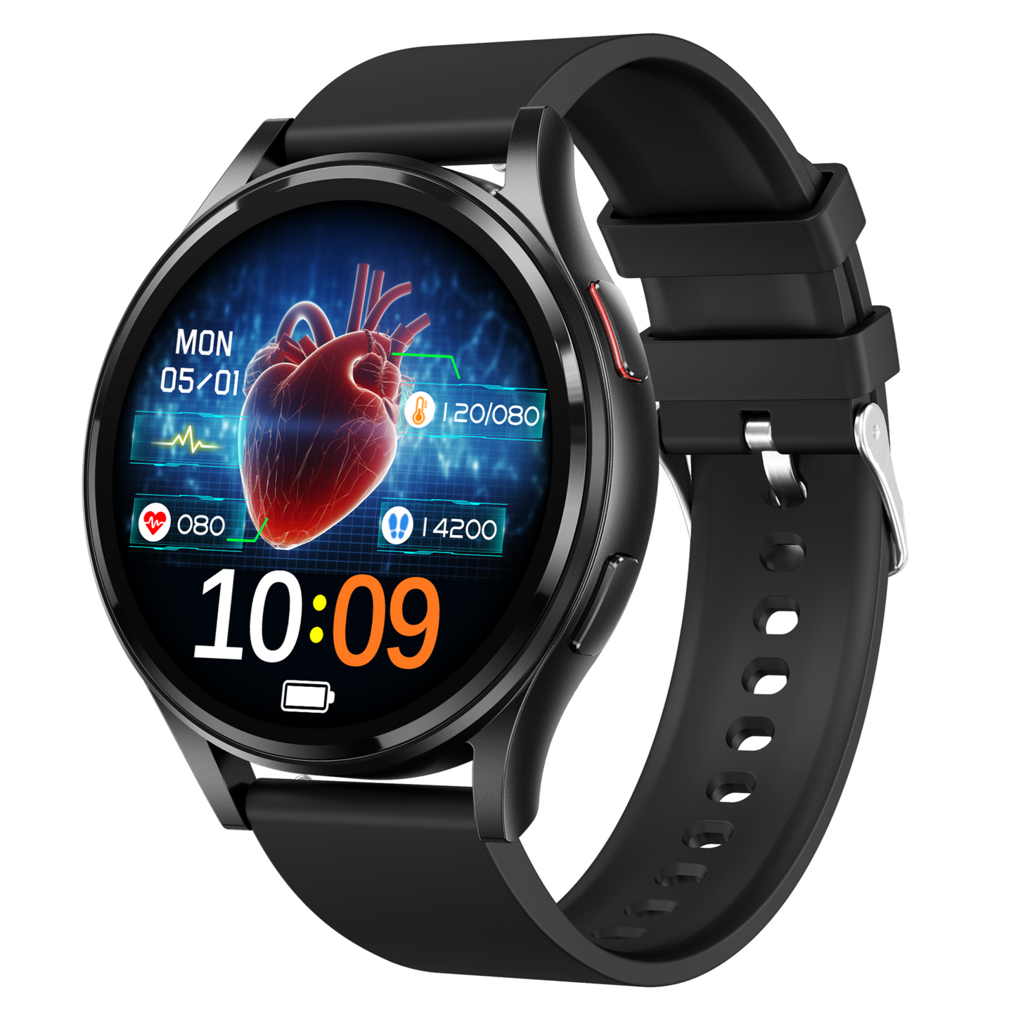 Frendorf | HD Bildschirm Gesundheits Smartwatch Körperzusammensetzung EKG Blutdruck
