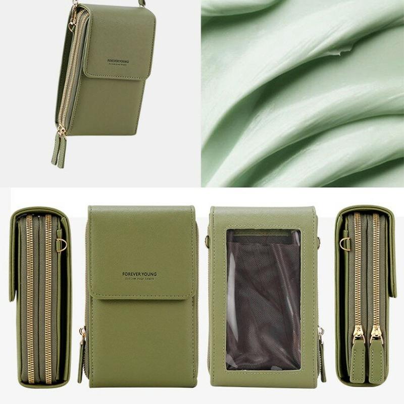 Frendorf | Touchscreen-Handyhülle mit Geldbeutelfunktion – Kompakte Umhängetasche für den täglichen Gebrauch