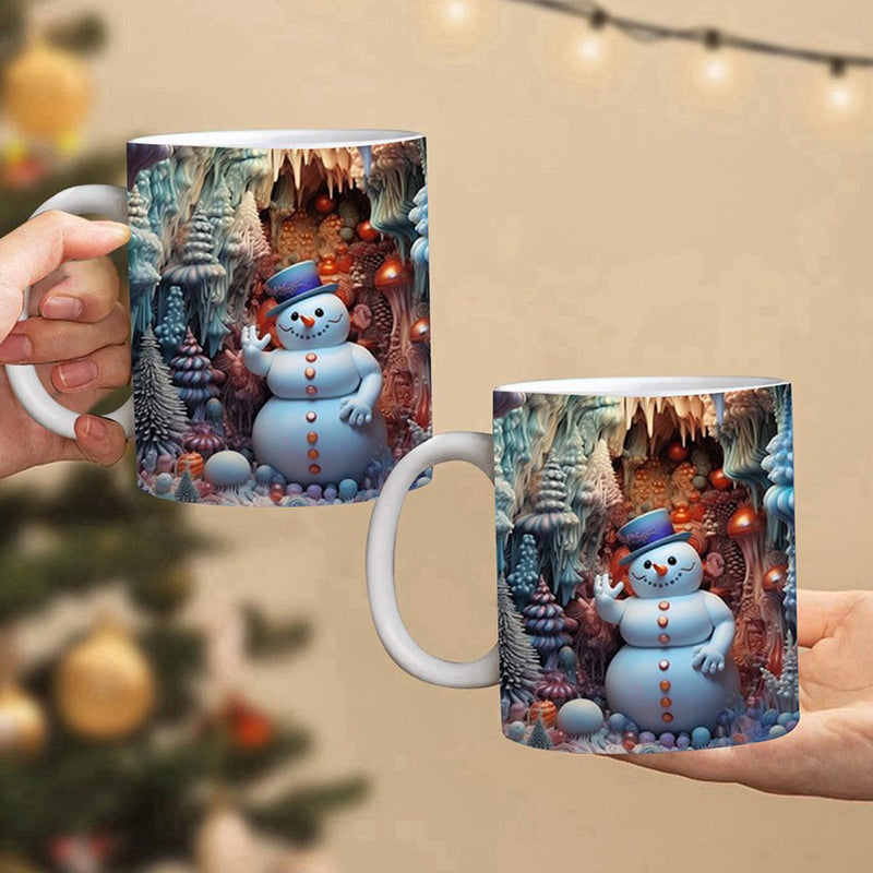 Frendorf | 3D Weihnachts-Schneemann Becher