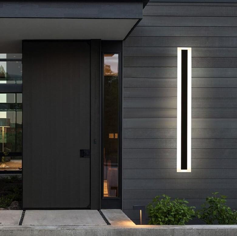Frendorf | LumiBar Minimalist LED Außenwandleuchte | Wasserdicht | Langlebig | Moderne Lichttechnik | Outdoor Dekolampe für Garten und Terrasse