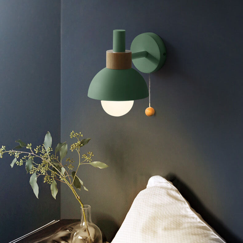 Frendorf | MacaroonGlow Nordic Wandlampe | Farbiges Kugeldesign | Einflammige LED-Wandleuchte für Wohnräume