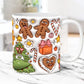 Frendorf | 3D Weihnachts-Gingerman Keramik Kaffeetasse