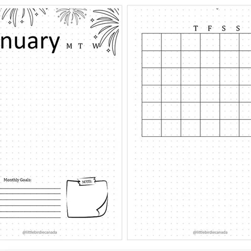 Frendorf | 2025 JOURNAL BUNDLE - DRUCKBARE Journalseiten