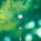 Frendorf | Windspiel Dekor Kristall Blickball Spiral Schwanz Windspinner Stabilisator