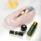 Frendorf | Personalisierte pinke Ballettschuh-Stil Make-up-Tasche