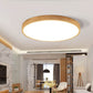 Frendorf | WoodGlow Runde LED Deckenleuchte | Ultra-Dünn | Massivholz | Skandinavisches Design für Wohnräume