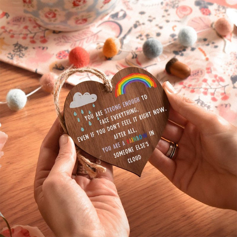 Frendorf | Holzherz-Plakette Geschenk Exquisite Liebe Herz Handwerkskunst