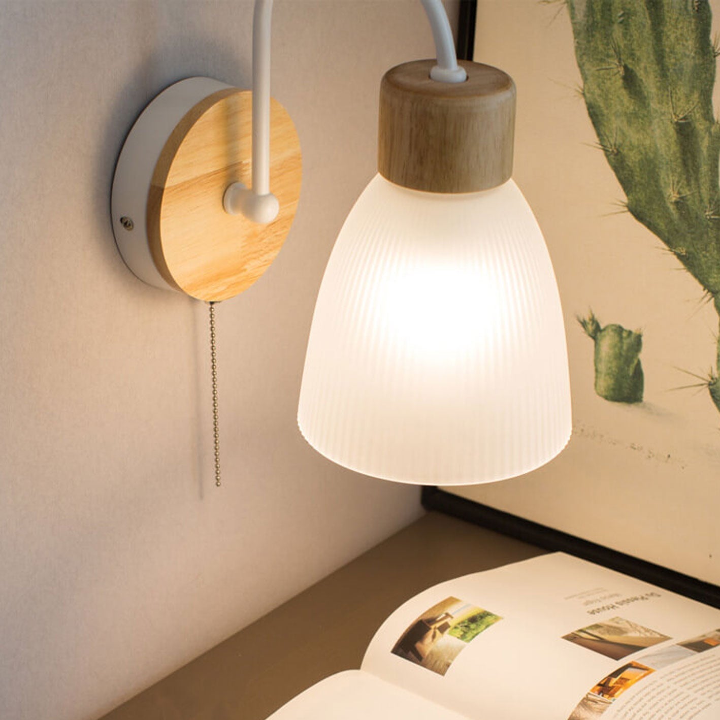 Moderne Log Simple Bend Design 1-Licht Wandleuchte Lampe