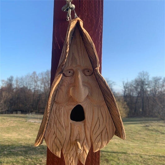 Glücklicher Geist handgefertigter Vogelbaum