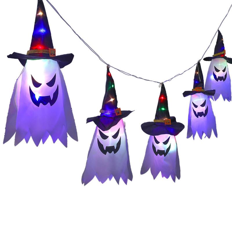 Frendorf | Halloween Blauer Zauberer Lichterkette 5 Lampen