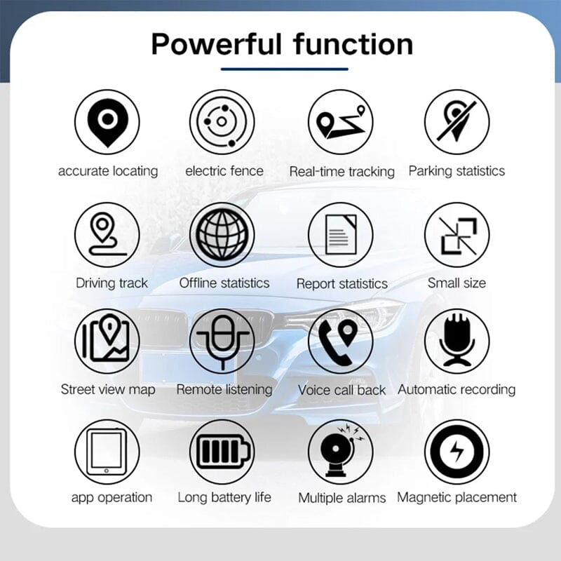 Frendorf | GPS Tracker Starker magnetischer Auto-Fahrzeug-Tracking