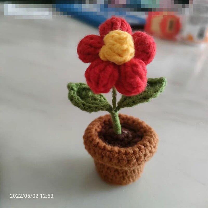 Frendorf | Handgemachte gestrickte Blumen