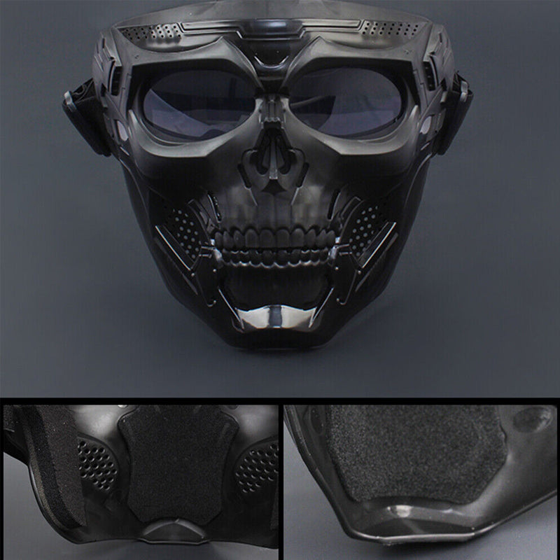 Frendorf | Radfahren Harley Goggles Totenkopfmaske