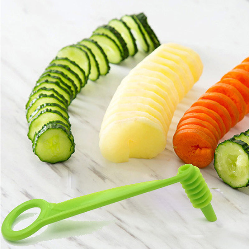Frendorf | 2-in-1 Gemüseschneider & -slicer, Multi-Doppelmesser-Schäler