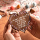 Frendorf | Holzherz-Plakette Geschenk Exquisite Liebe Herz Handwerkskunst