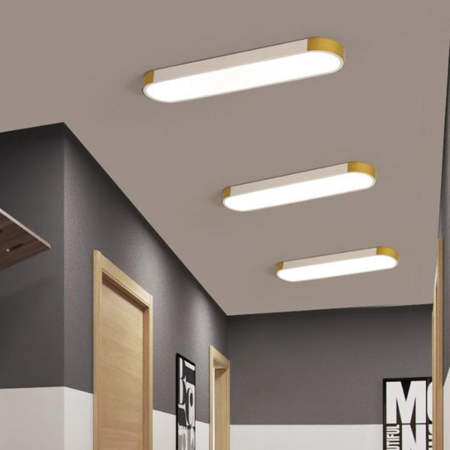 Minimalistische Rechteckige Ring LED Deckenleuchte