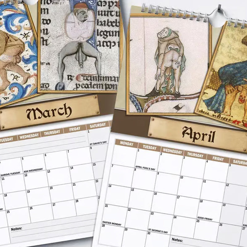 Medieval Dick Pics 2025 Kalender