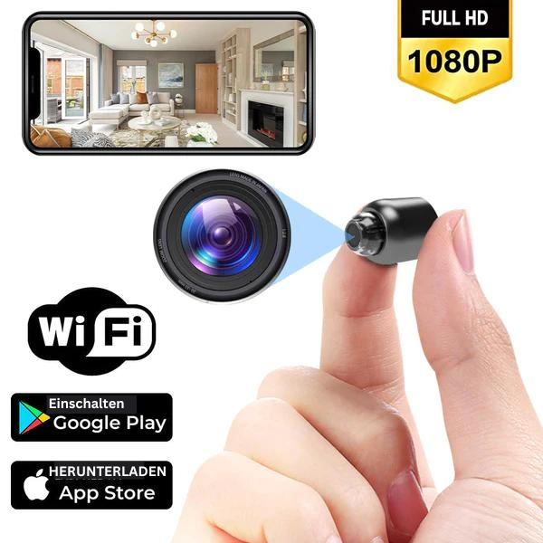 Mini Spy Camcorder als Full-HD Kamera zur Kinderbetreuung und Mini Überwachungskamera für zuhause