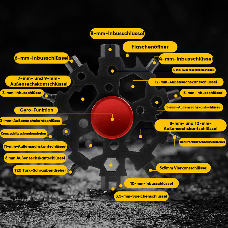 Frendorf | 23-in-1-Schneeflocken-Multitool