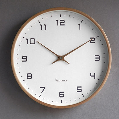 Wanduhr - Luxora - Nordisches Design - Massivholz