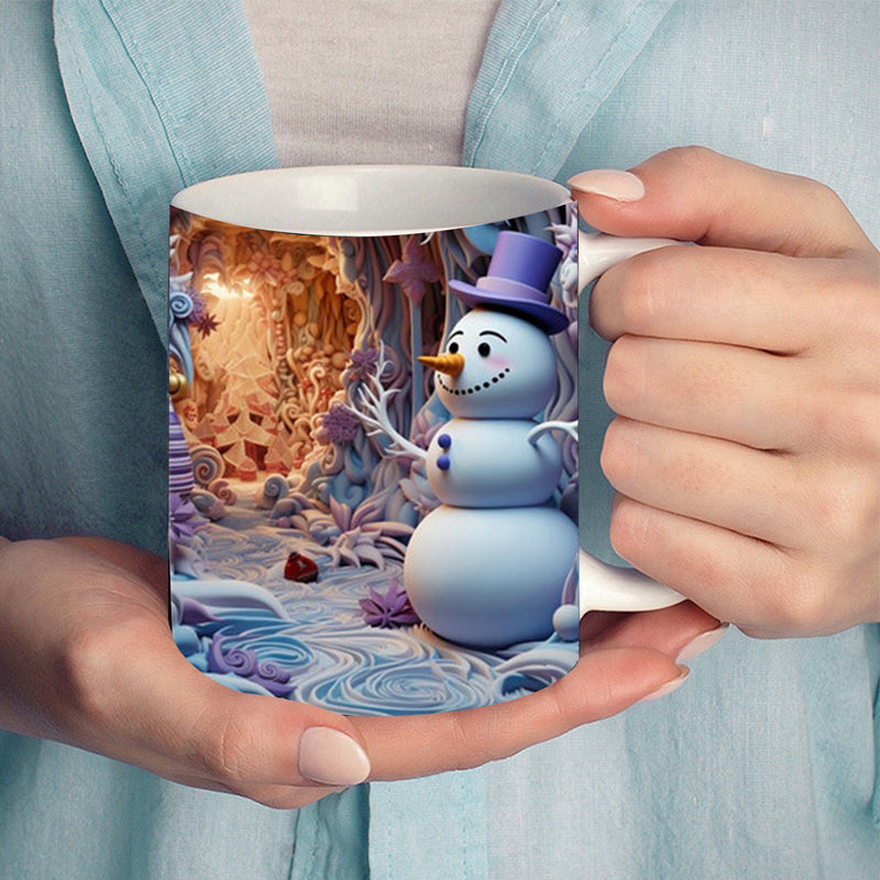 Frendorf | 3D Weihnachts-Schneemann Becher