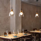 Frendorf | LumaCrystal Nordic Pendelleuchte | Klar geriffeltes Glas | 1-Licht | Skandinavisches Design | Deko für Zuhause