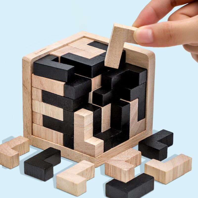 Frendorf | Hölzernes Intelligenzspielzeug Brain Teaser Game