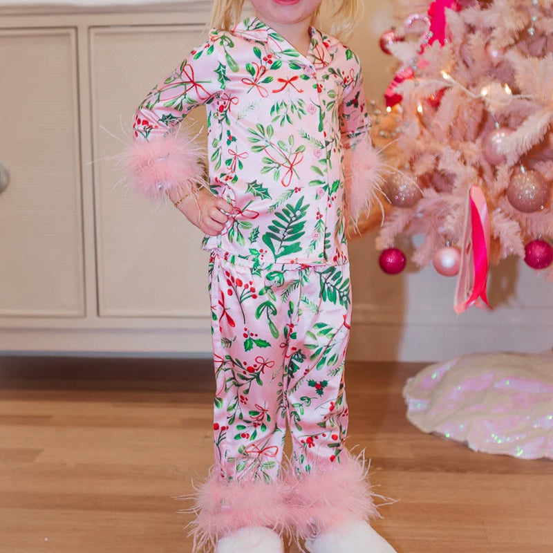 Frendorf | Bedrucktes Pyjama Eltern-Kind-Set