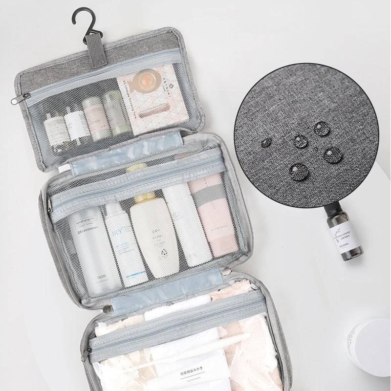 Frendorf | Perfekt für Reisen - Kulturtasche für Damen mit Aufhängehaken
