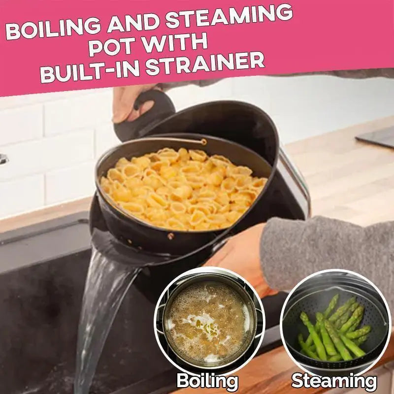 Frendorf |  Koch- und Dampftopf mit integriertem Sieb